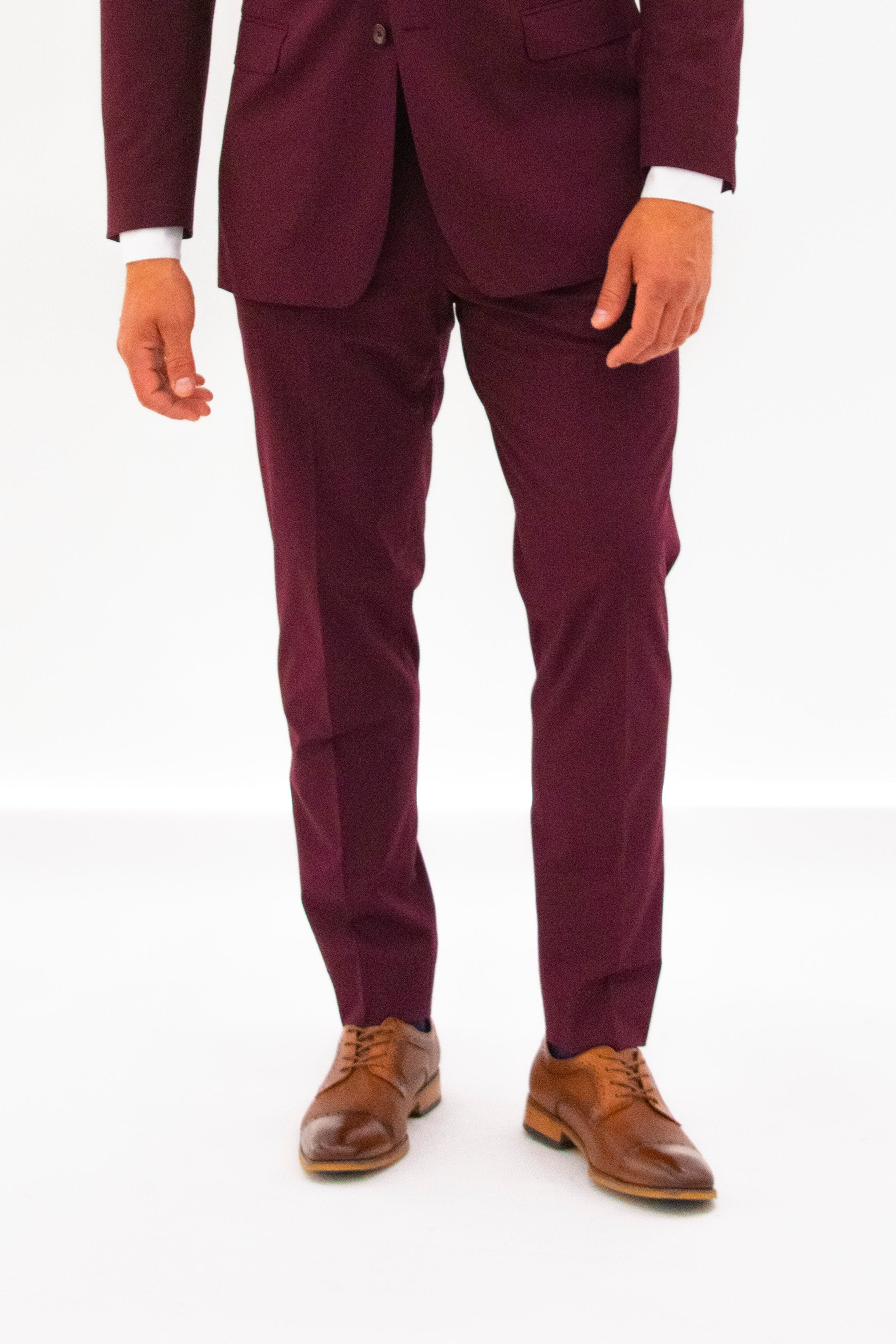 Men's Burgundy Suit Pants | Affordable & Comfortable Men's Burgundy Suit Pants | Affordable & Comfortable