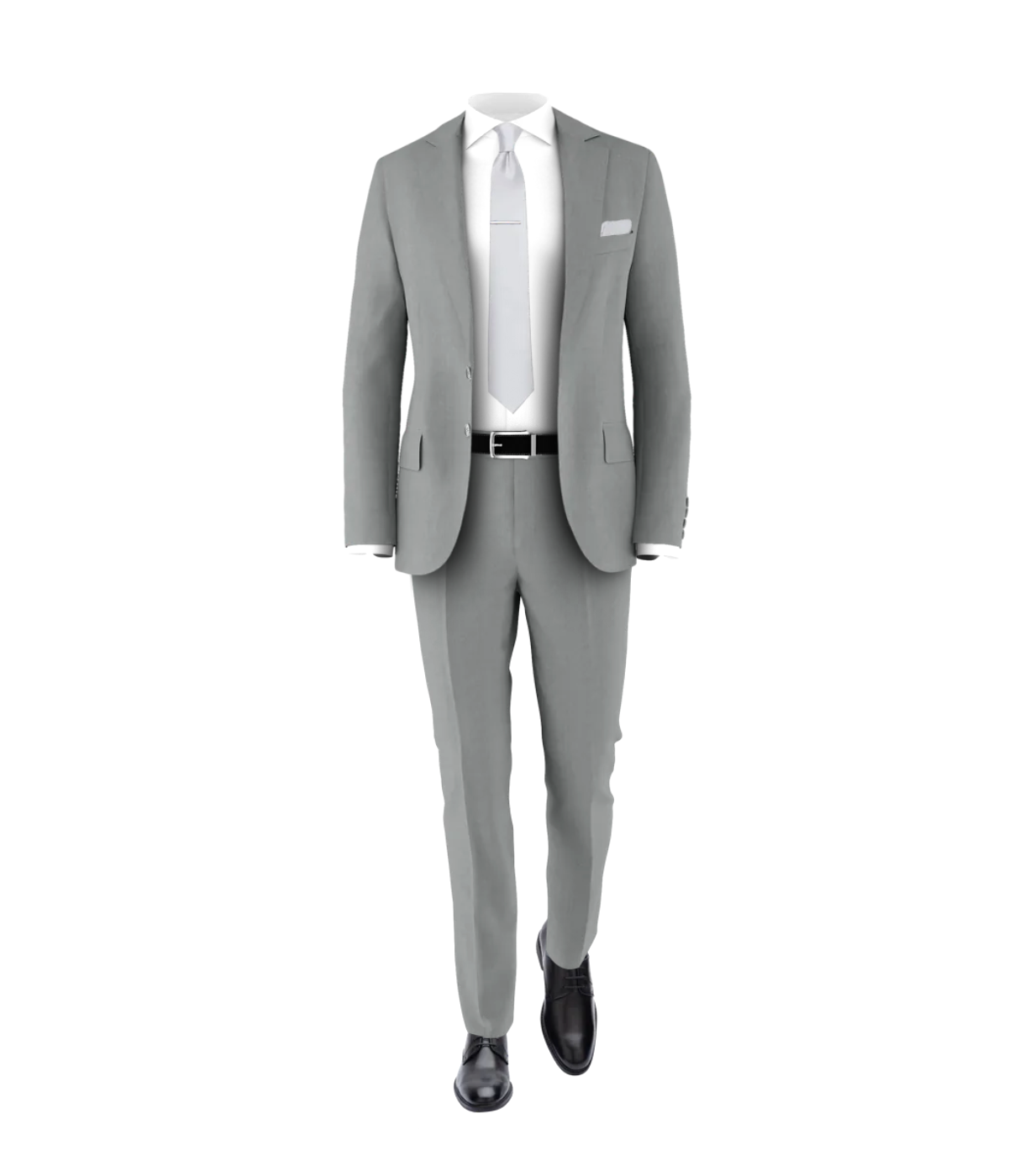 Light Grey Suit Grey Tie Wedding Suit Tuxedo