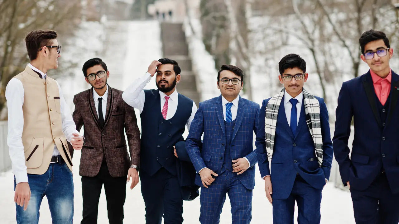 Winter Wedding Suits: What to Wear for a Cold-Weather Ceremony