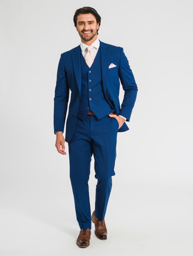 Blue Tuxedo Vest