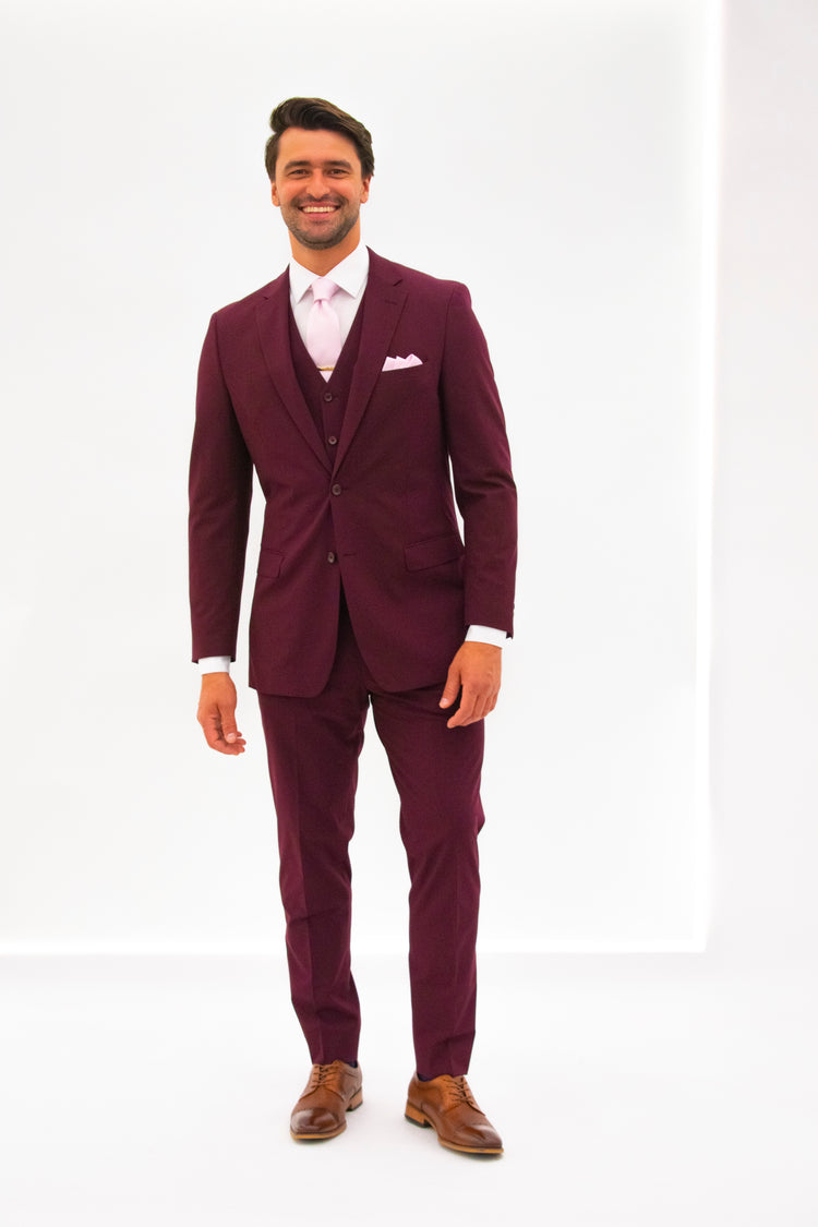 Burgundy Suit
