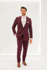Burgundy Suit Jacket