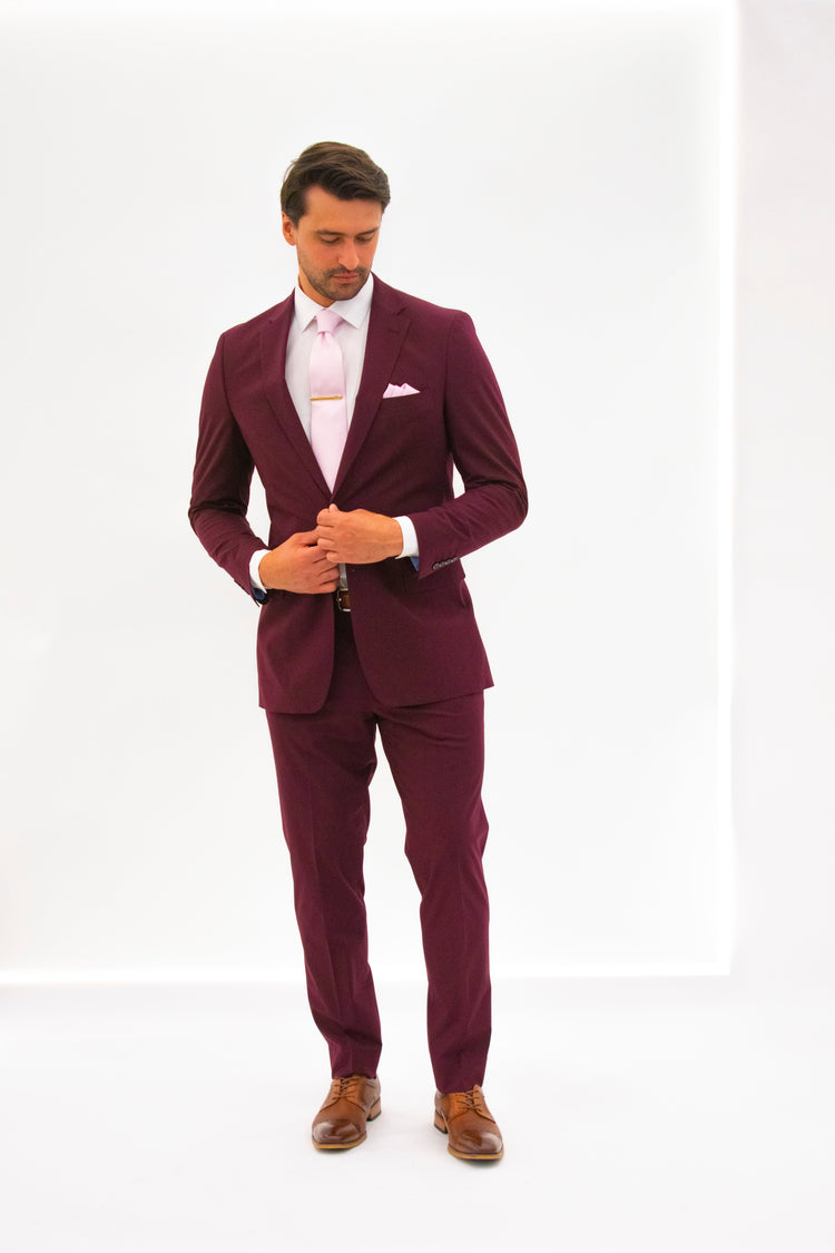 mens burgundy dress coat Allure Men Burgundy Suit Retail Coat