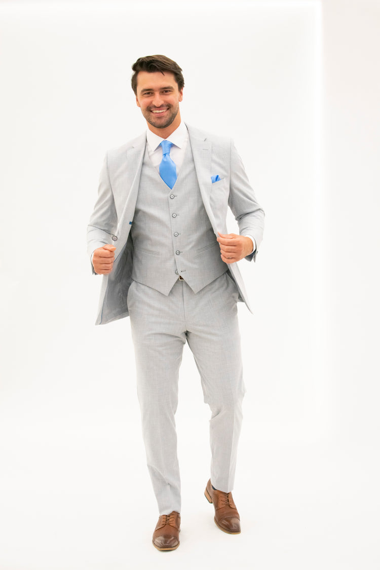 Men's Silver Suit Pants | Affordable & Comfortable 26 / 30 / Silver Men's Silver Suit Pants | Affordable & Comfortable 26 / 30 / Silver