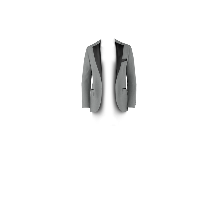 Light Grey Tuxedo Jacket