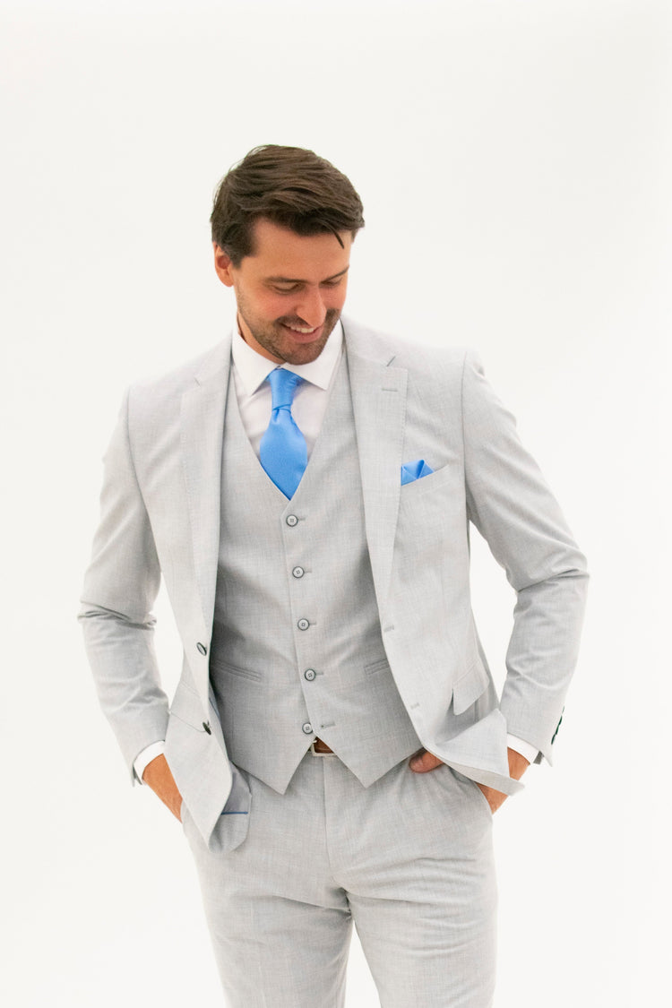 Men's Silver Suit Jacket | Best For Weddings & Events 38 / Short / Silver Men's Silver Suit Jacket | Best For Weddings & Events 38 / Short / Silver