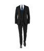 Black Suit Navy Blue Tie