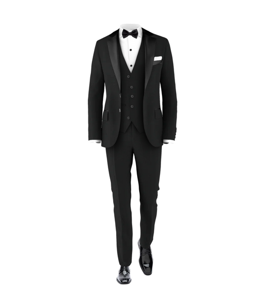 Black Tuxedo Suit Black Tie