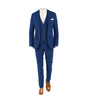 Blue Suit Bone Tie