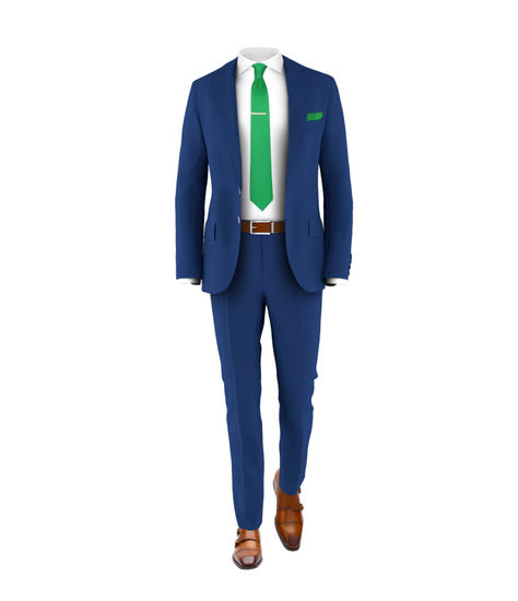 Blue Suit & Green Tie | Suits for Weddings | Grooms Club Blue Suit & Green Tie | Suits for Weddings | Grooms Club