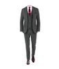 Charcoal Suit Burgundy Tie