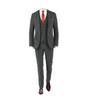 Charcoal Suit Rust Tie