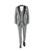 Light grey Tuxedo Suit  Black Tie