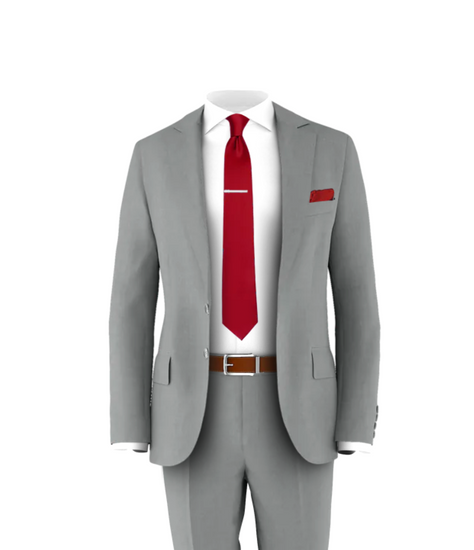 grey suit with red dress Gray Suits To Go With Red Dress Bespoke Prince Of Wales Grey Suit Mario Moreno Moyano