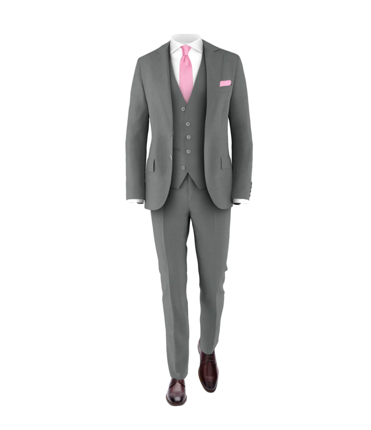 pink dress shirt grey suit 23 Grey Suit and Pink Shirt for Men