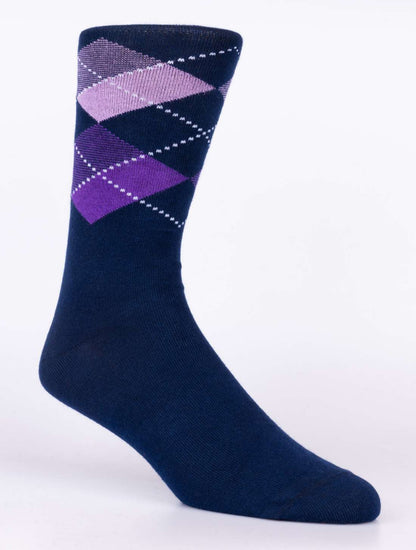 mens purple argyle dress socks Lilac Iris Purple Gray Argyle Wedding Groomsmen Mens Dress Socks U.S. Men's Shoe Sizes 8-12