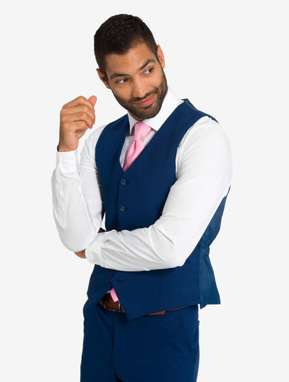 Men's Blue Suit Vest Men's Blue Suit Vest