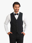 black tuxedo vest