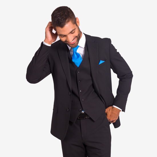 black suit