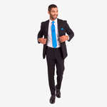black suit