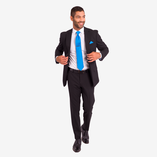 black suit