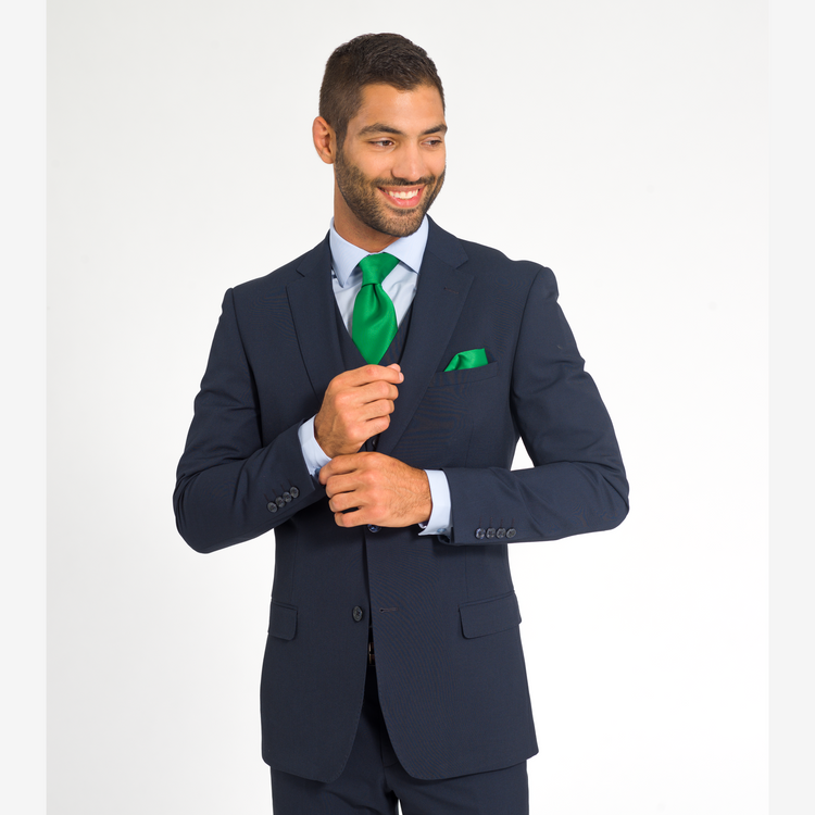 Navy Blue Men's Suit | Groomsmen Wedding Tuxedo's | Vested Navy Blue Men's Suit | Groomsmen Wedding Tuxedo's | Vested
