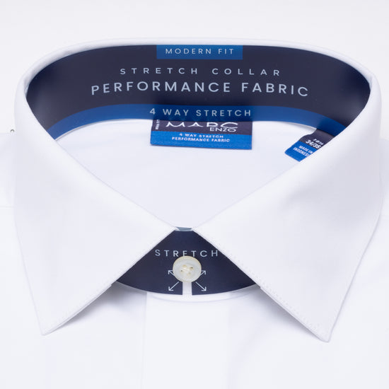 White Wedding Shirt You'll Love | Grooms Club 18 32/33 / Slim / White White Wedding Shirt You'll Love | Grooms Club 18 32/33 / Slim / White